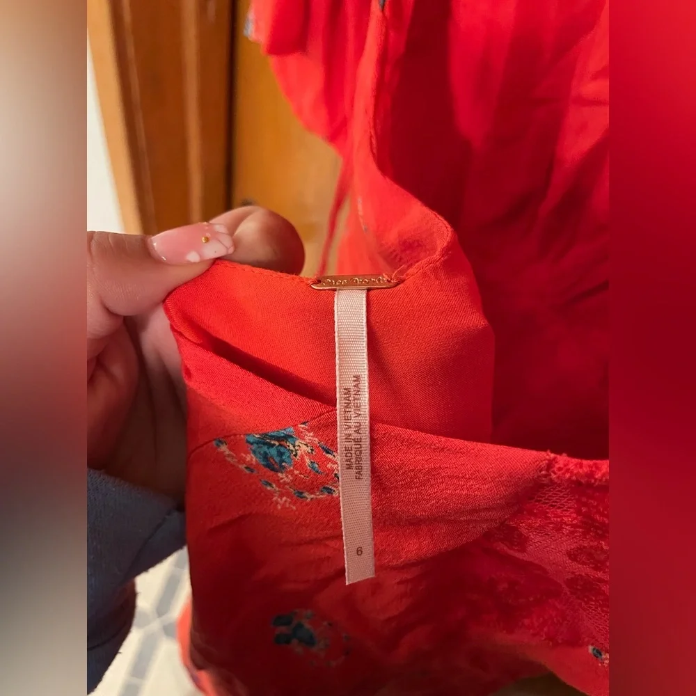 Free People Mockingbird Open Back Mini Dress - Picture 7 of 8